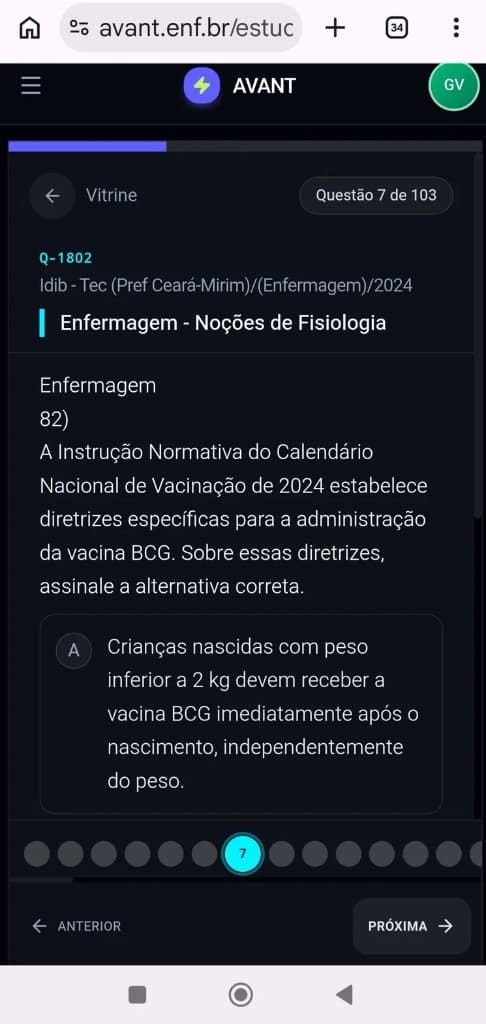 Questão real da banca
